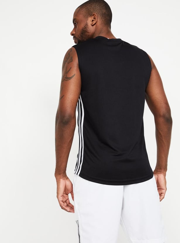 Buy ADIDAS D2m Climalite Sleeveless Training T shirt from Adidas at just INR 1299.0