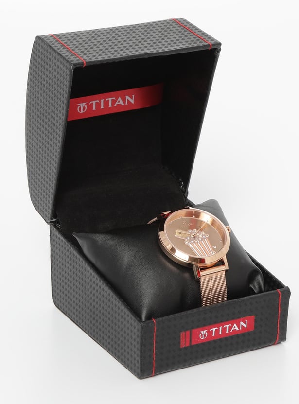 Buy TITAN Women Water Resistant Pop Watch 95104WM03 from Titan at just INR 6995.0