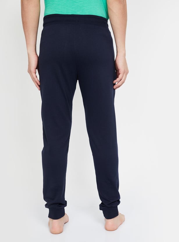 U.S. POLO ASSN. Solid Elasticated Regular Fit Joggers