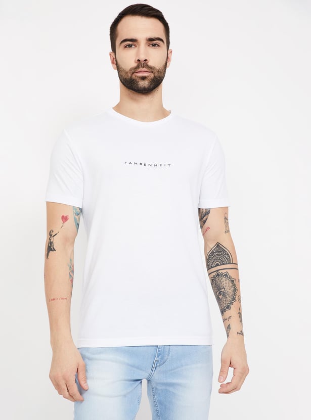 FAHRENHEIT Solid Slim Fit Crew Neck T-shirt- Pack of 3