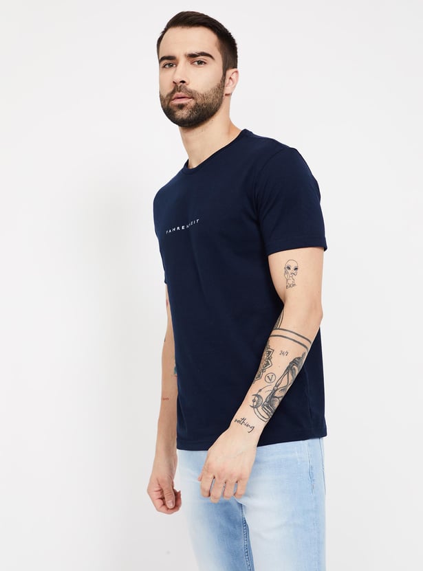 FAHRENHEIT Solid Slim Fit Crew Neck T-shirt- Pack of 3