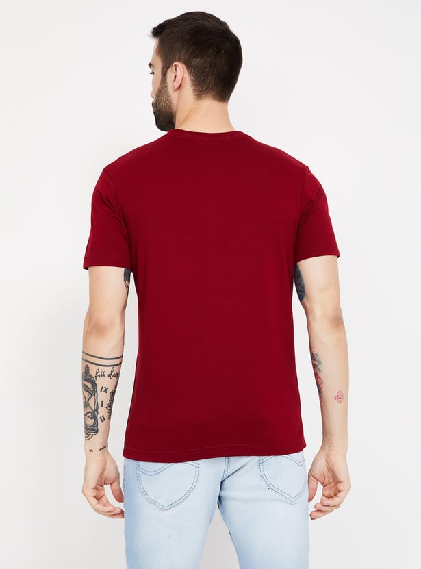 FAHRENHEIT Solid Slim Fit Crew Neck T-shirt- Pack of 3