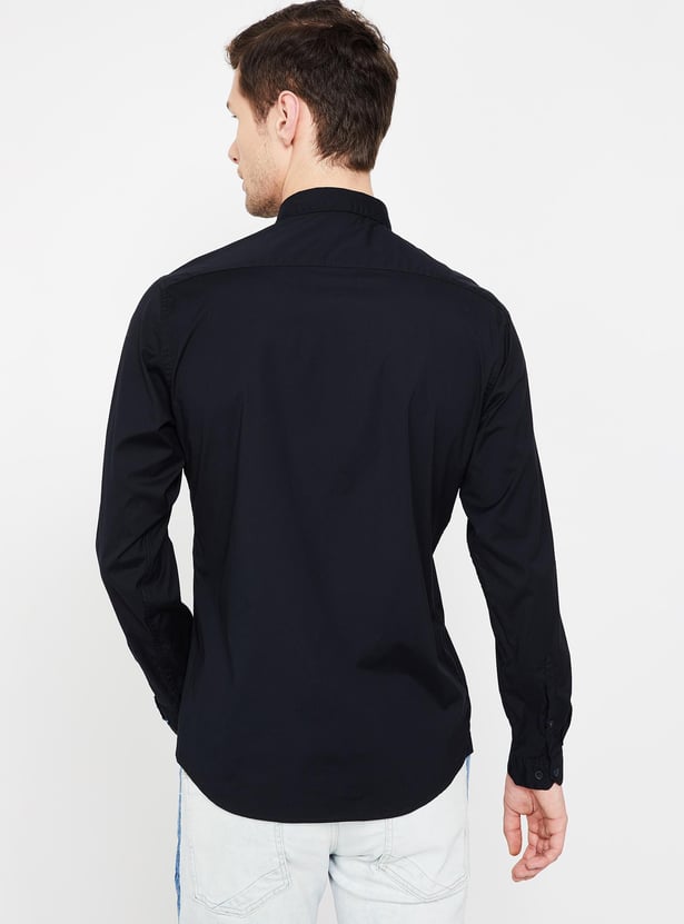 LOUIS PHILIPPE SPORT Solid Full Sleeves Slim Fit Shirt
