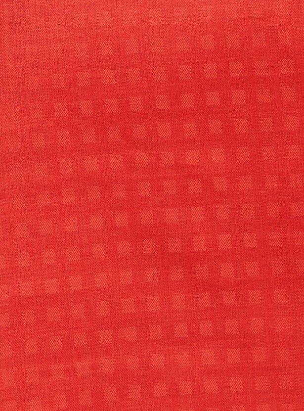 MANYAVAR Men Checked Asymmetric Kurta