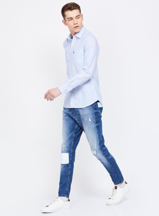 U.S. POLO ASSN. Printed Regular Fit Casual Shirt