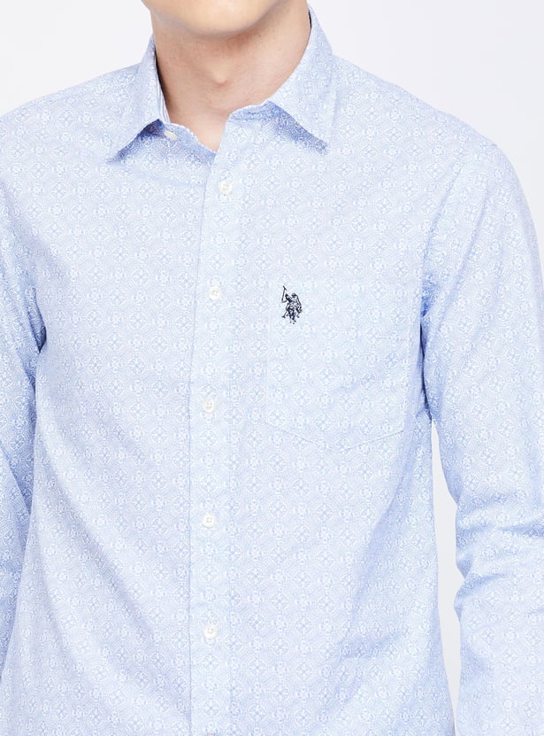 U.S. POLO ASSN. Printed Regular Fit Casual Shirt