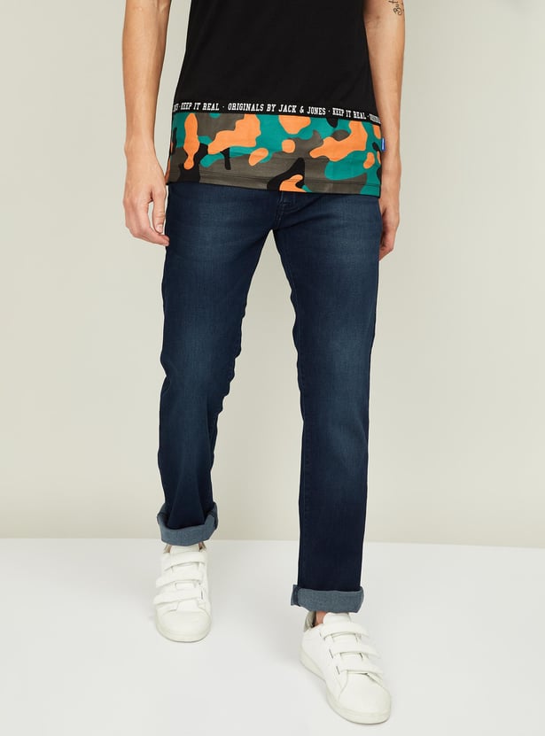 PEPE JEANS Men Vapour Dark Washed Slim Jeans