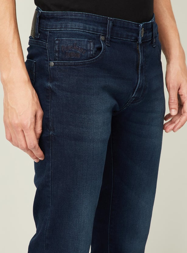 PEPE JEANS Men Vapour Dark Washed Slim Jeans