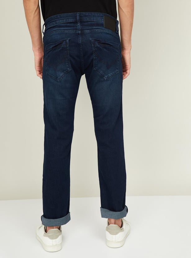 PEPE JEANS Men Vapour Dark Washed Slim Jeans