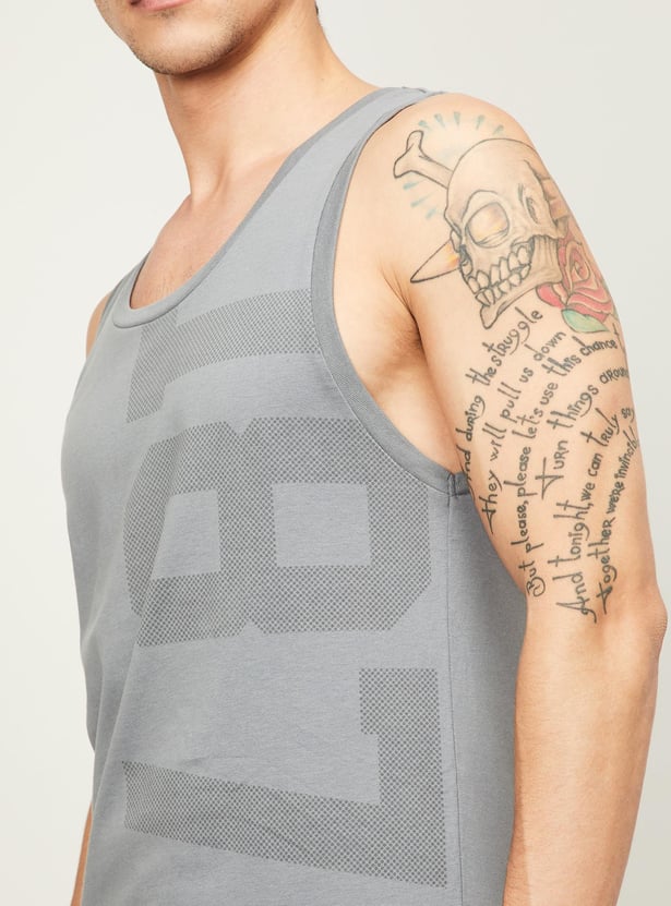 JOCKEY Men Typographic Print Vest