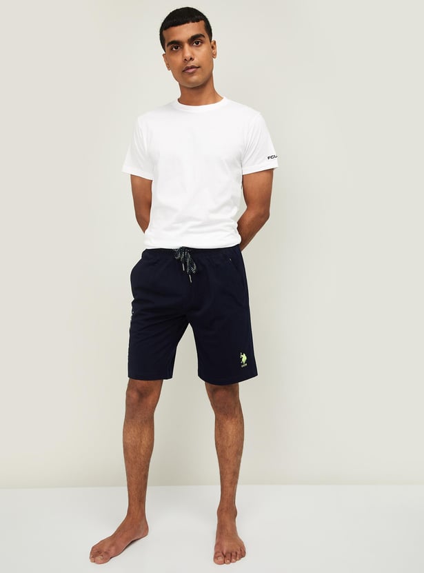 U.S. POLO ASSN. Men Printed Elasticated Shorts