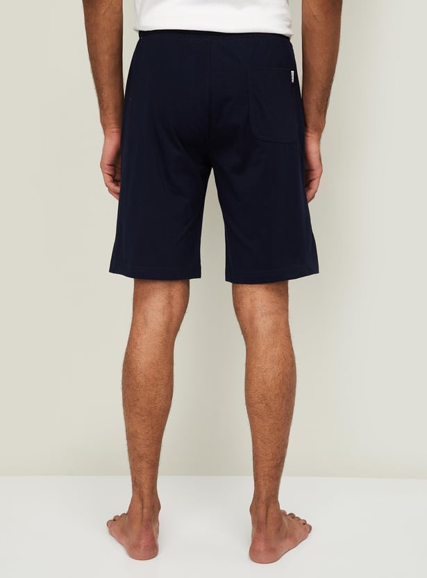 U.S. POLO ASSN. Men Printed Elasticated Shorts