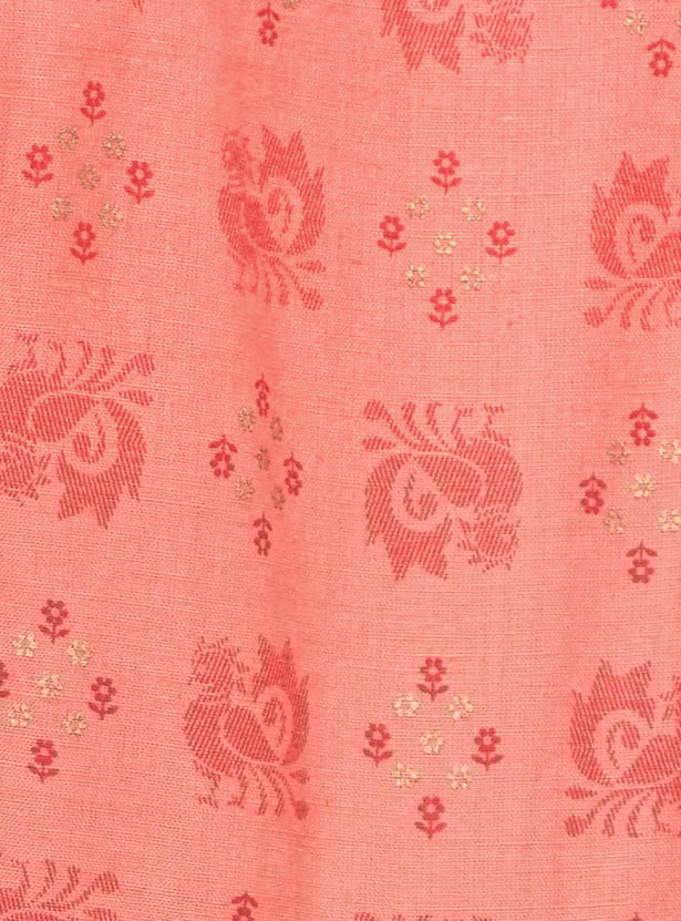 SPAN Women Printed Three-Quarter Sleeves A-Line Kurta