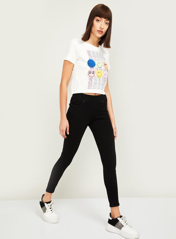 XPOSE Women Solid Skinny Fit Jeggings