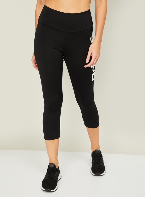 Buy ADIDAS Women Printed Elasticated Capris from Adidas at just INR 1999.0