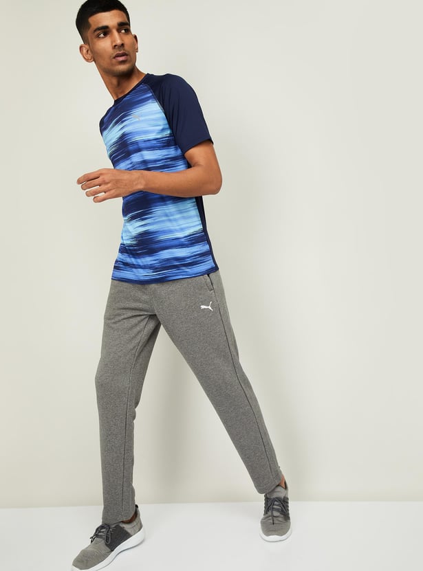 PUMA Men Striped Slim Fit T-shirt