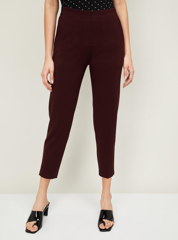 CODE Women Cropped Trousers