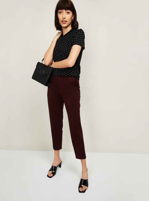 CODE Women Cropped Trousers