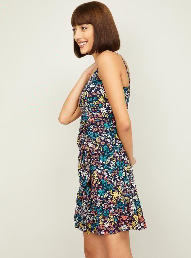 GINGER Women Printed A-Line Dress