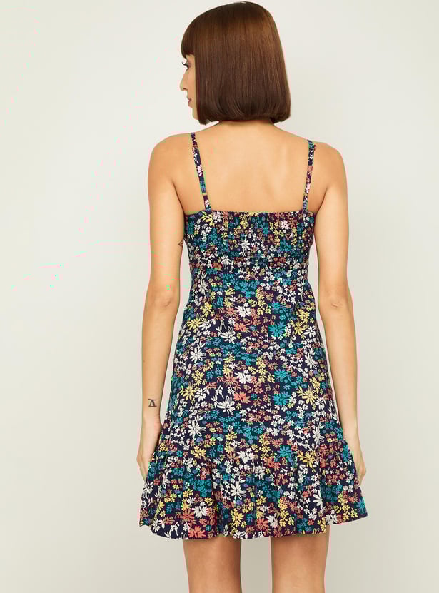 GINGER Women Printed A-Line Dress