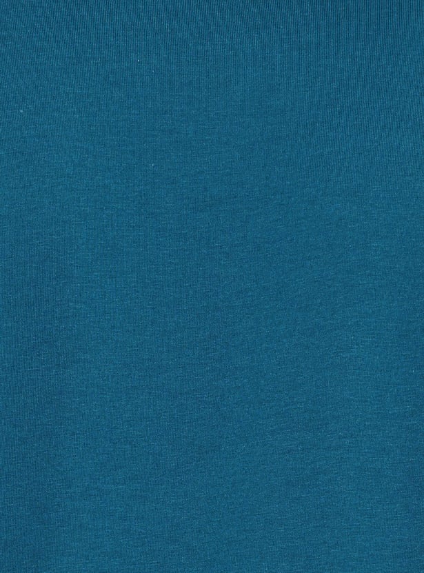 JOCKEY Men Solid Slim Fit V-Neck Lounge T-shirt