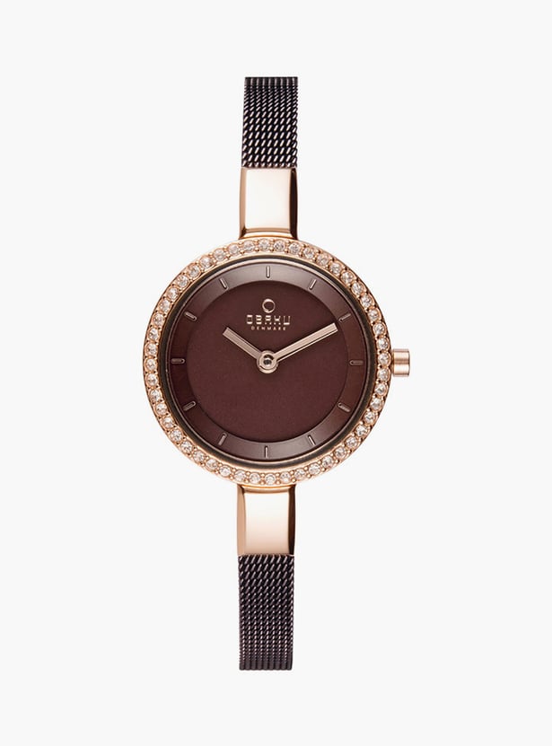 Buy OBAKU Women Embellished Analog Watch - V129LEVNMN from