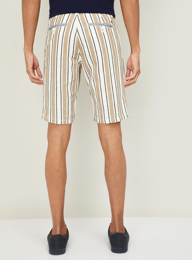 CELIO Men Striped Shorts