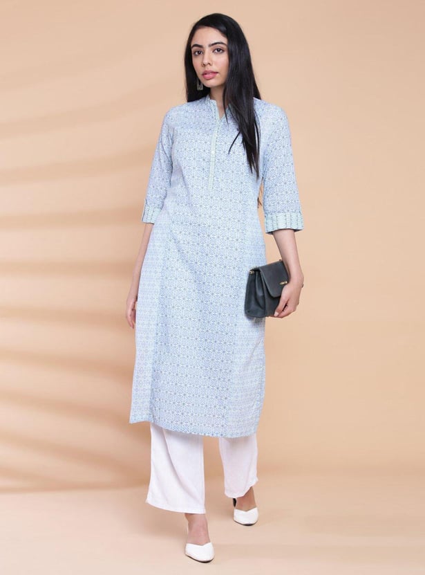 BIBA Women Printed Straight Kurta