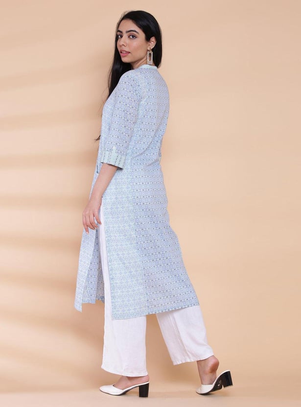BIBA Women Printed Straight Kurta