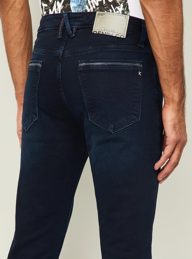 Buy KILLER Men Dark Washed Skinny Fit Jeans from Killer at just