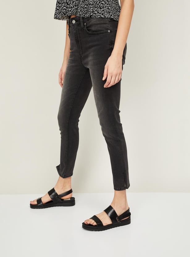 LEVI'S Women 721 Skinny Fit Stonewashed Jeans