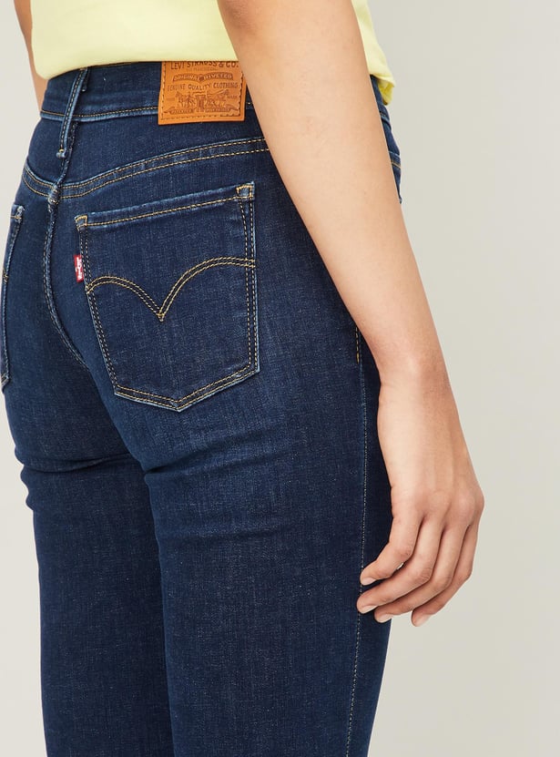 LEVI'S Women 710 Skinny Fit Stonewashed Jeans
