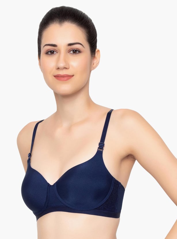 TRIUMPH Solid Stylized Back Padded Non-Wired Bra