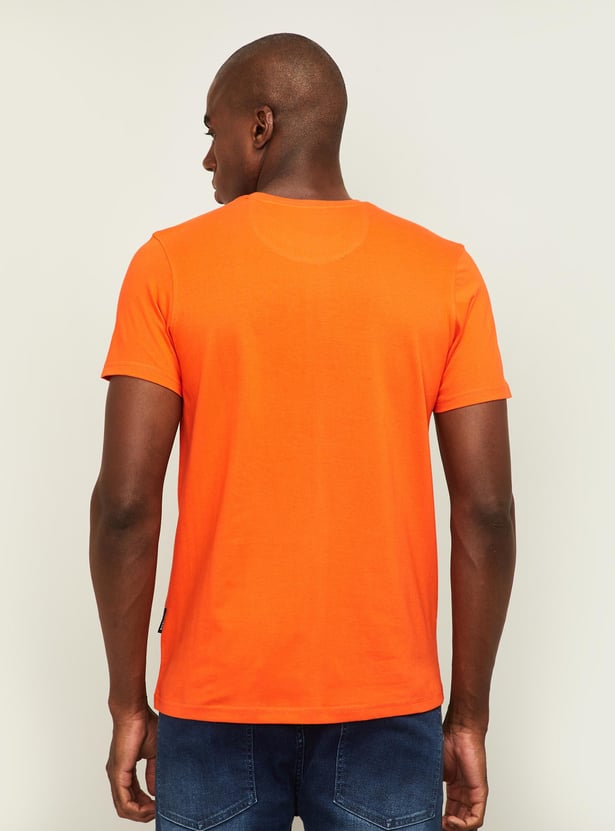 VH SPORTS Men Printed Round Neck T-Shirt