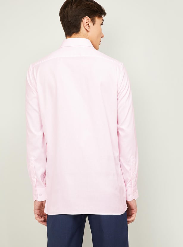 LOUIS PHILIPPE Men Solid Full Sleeves Formal Shirt