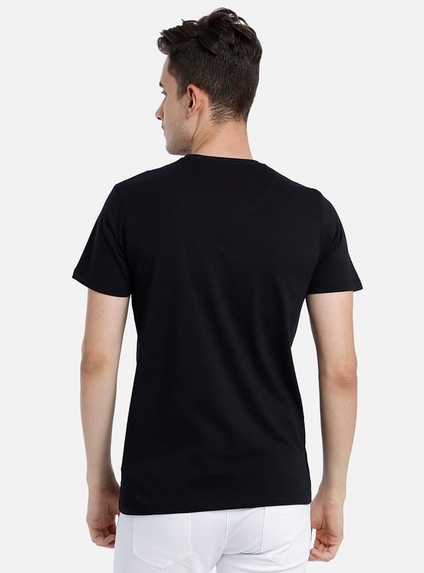 FREE AUTHORITY Men The Beatles Graphic Print Regular Fit T-shirt