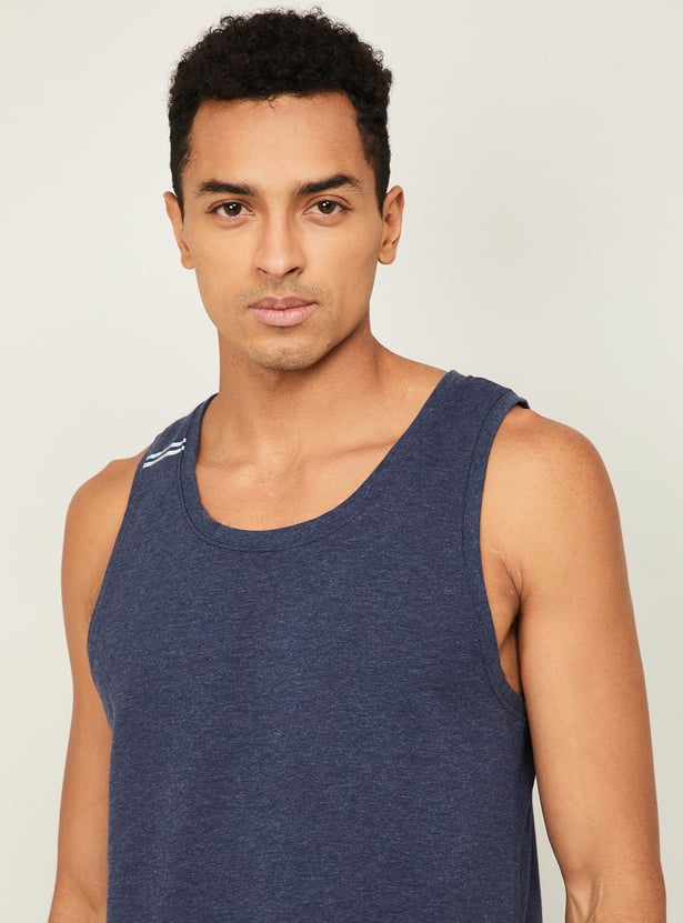 JOCKEY Men Solid Sleeveless Lounge T-shirt