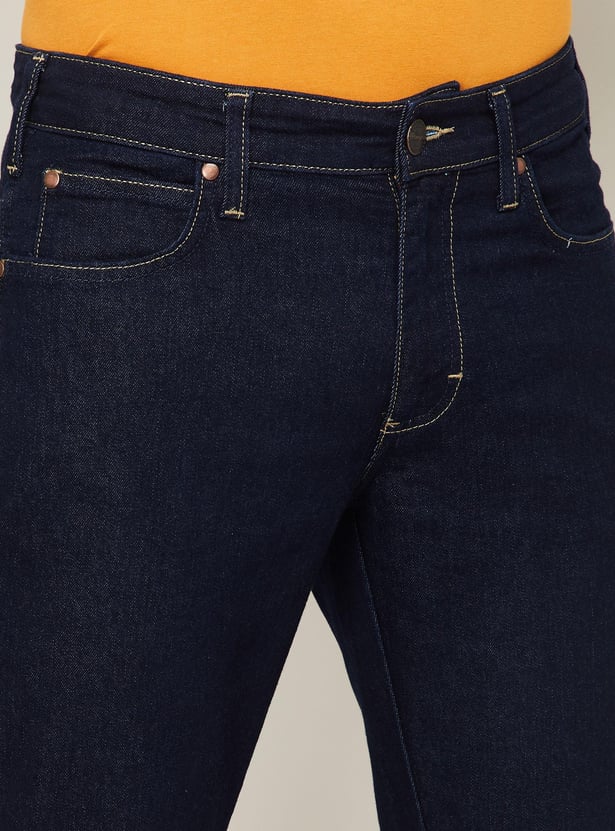 WRANGLER Men Solid Slim Straight Jeans