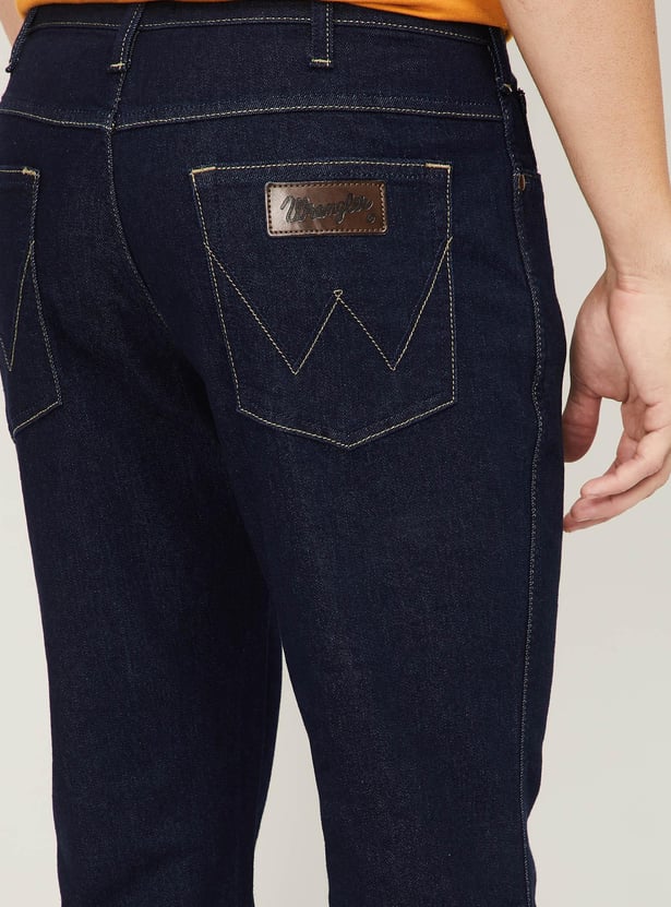 WRANGLER Men Solid Slim Straight Jeans