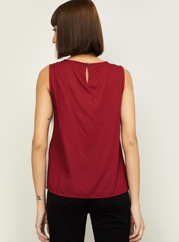 LEVI'S Women Regular Fit Solid Top