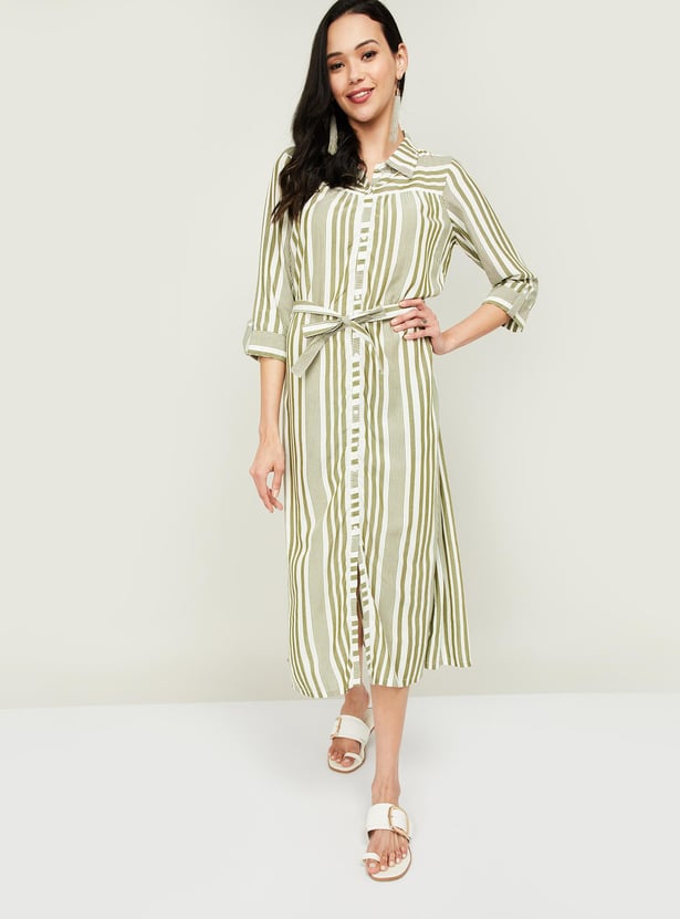 AURELIA Women Striped Woven Dress