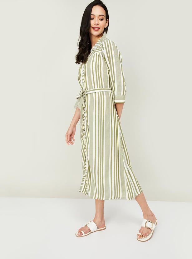 AURELIA Women Striped Woven Dress