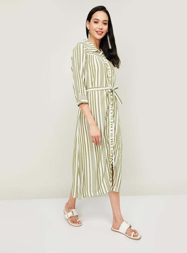 AURELIA Women Striped Woven Dress