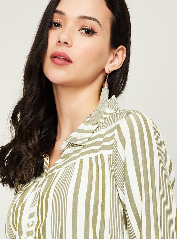 AURELIA Women Striped Woven Dress