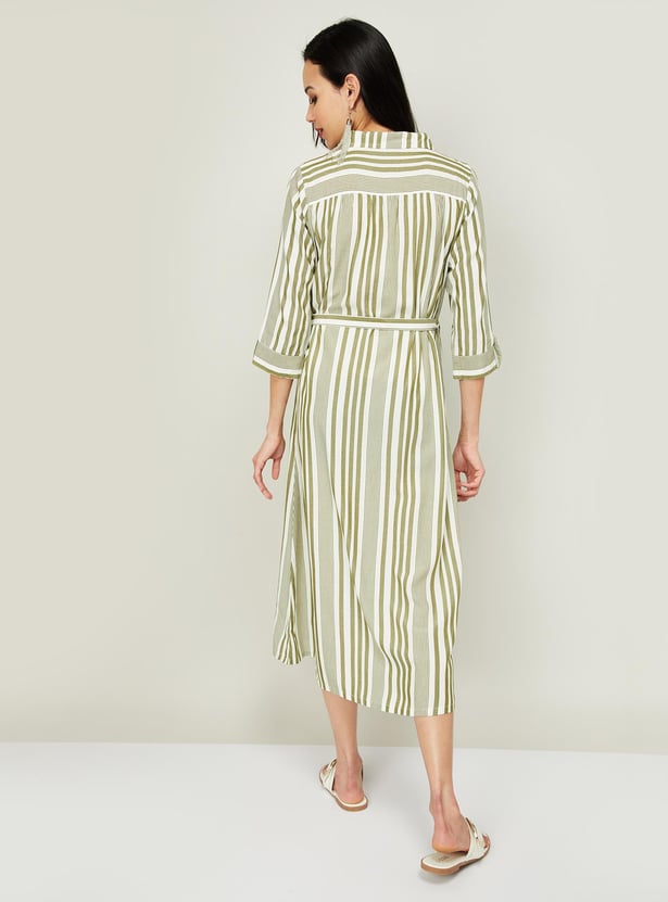 AURELIA Women Striped Woven Dress
