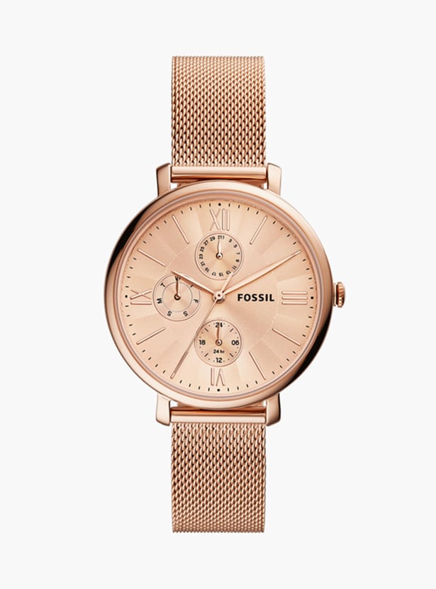 FOSSIL Women Solid Chronograph Watch with Mesh Strap - ES5098