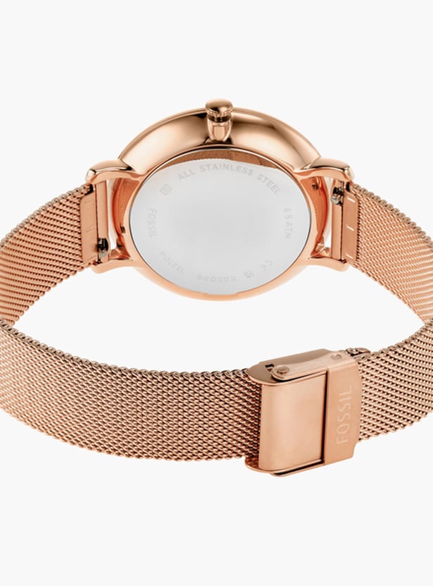 FOSSIL Women Solid Chronograph Watch with Mesh Strap - ES5098