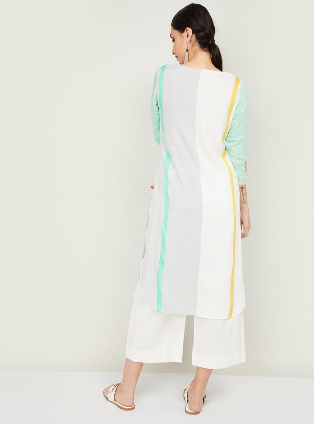 SPAN Women Printed Straight Kurta