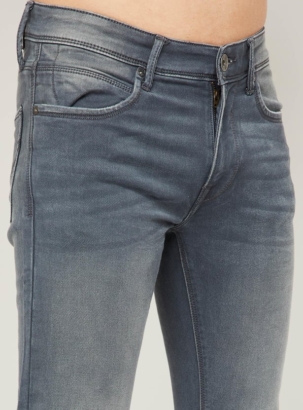 PEPE JEANS Men Stonewashed Skinny Fit Jeans