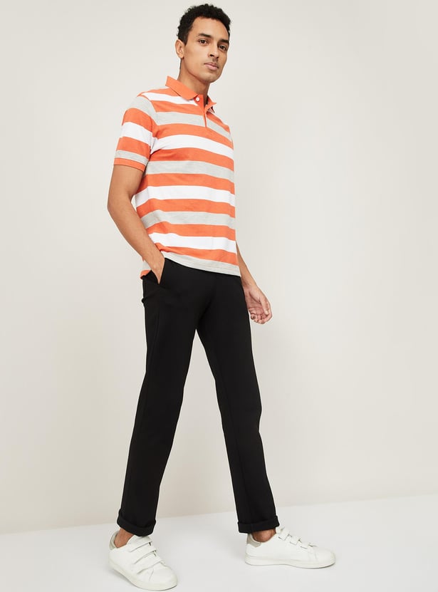 FAHRENHEIT Men Solid Track Pants
